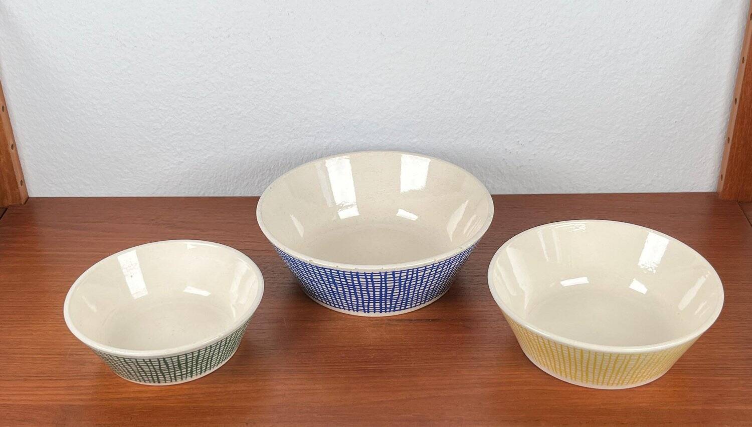 Mid-century German ceramic bowls by Limburg, 1960s, set of 3.