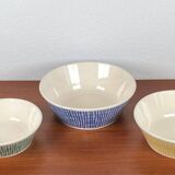 Mid-century German ceramic bowls by Limburg, 1960s, set of 3.