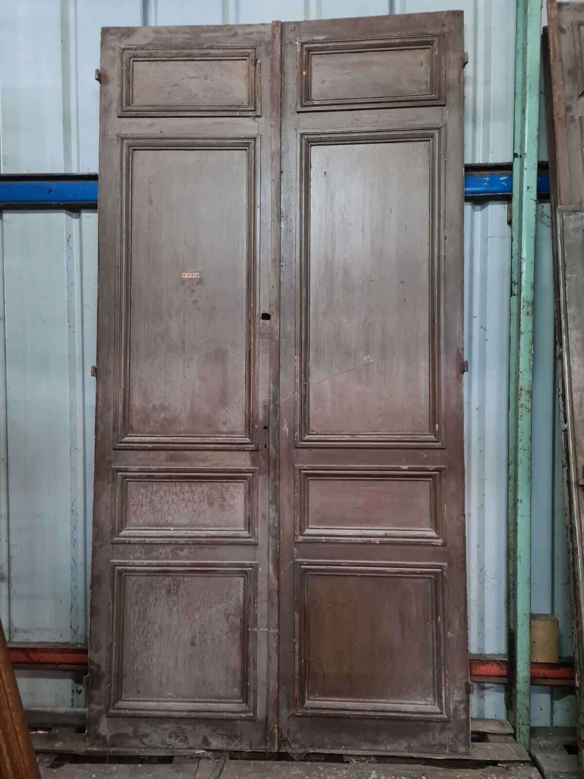 Pair of oak doors