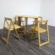 Set Tavolo E Sedie Richiudibile Design Scandinavo Anni 80 Modernariato