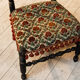 Chaise enfant Napoléon III, bois noirci,