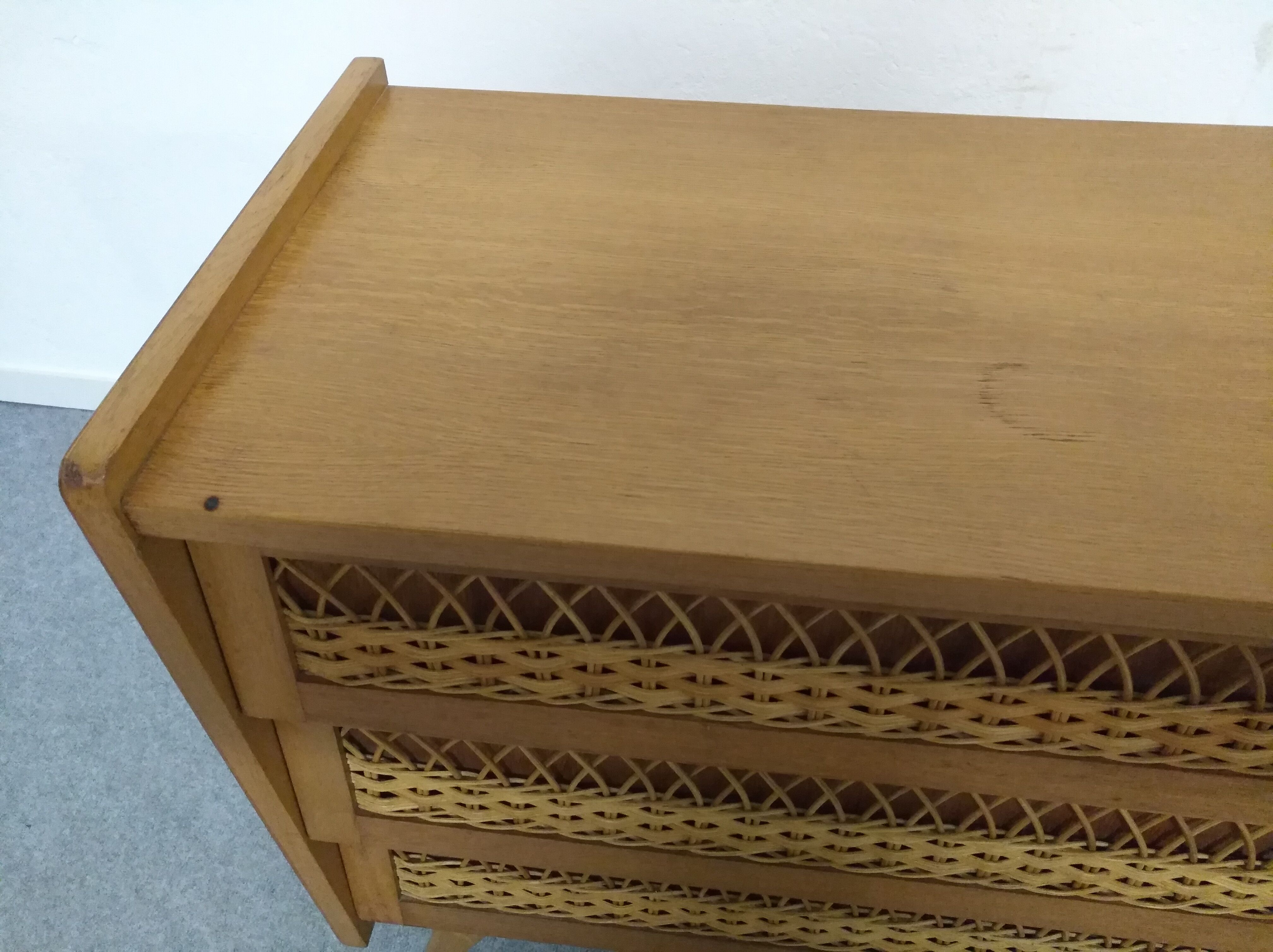 Rattan dresser from the 50/60