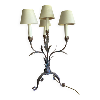 Kostka ornate metal lamp with 4 shades