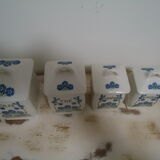 Series of 5 spice pots