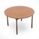 Plateau de table rond en teck, années 1960