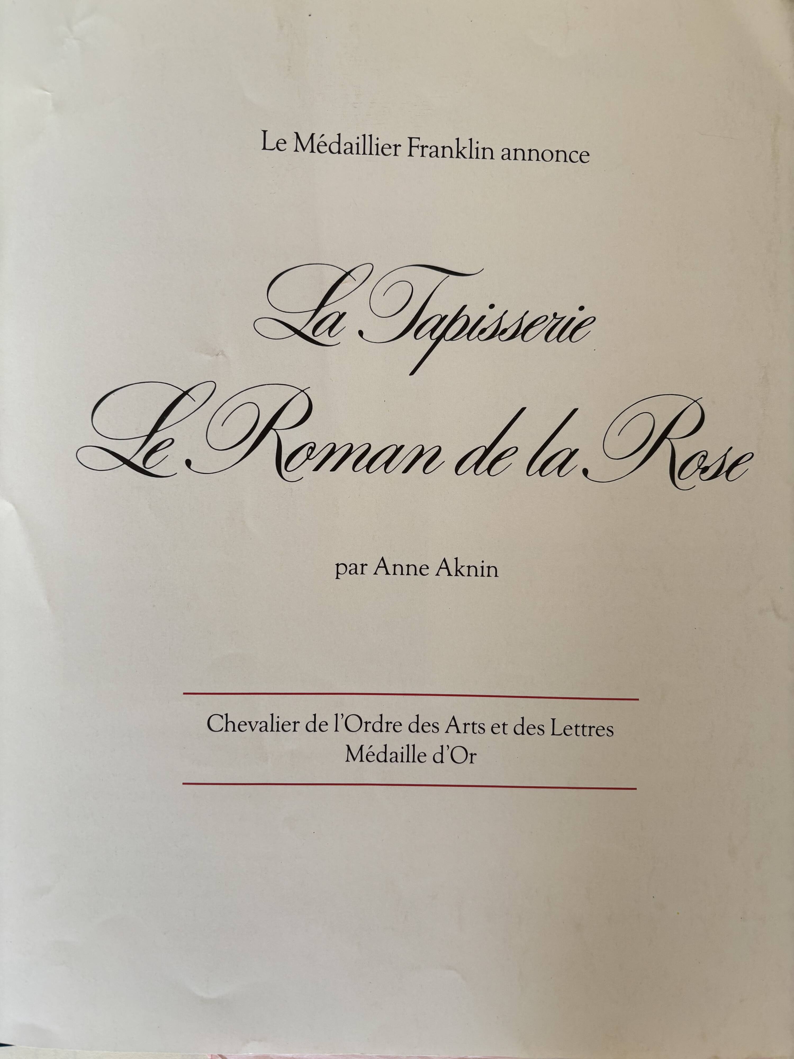 Tapisserie "Le Roman de la Rose"