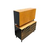 Vintage Highboard mit Bar