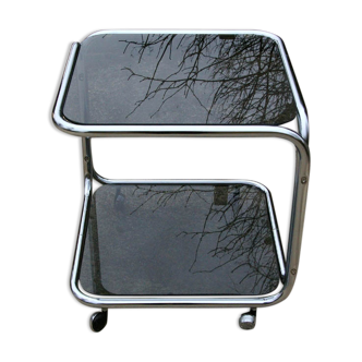 Rolling coffee table 70s