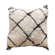 Coussin berbère marocain beni ouarain fait main 50 x 50 cm