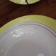 5 vintage deep plates from Primefleur Françoise
