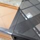 Ancien comptoir vitrine d’angle de maroquinier
