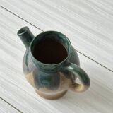 Colorful ceramic pitcher