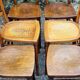 6 chaises bistrot de compagne  années 30/40