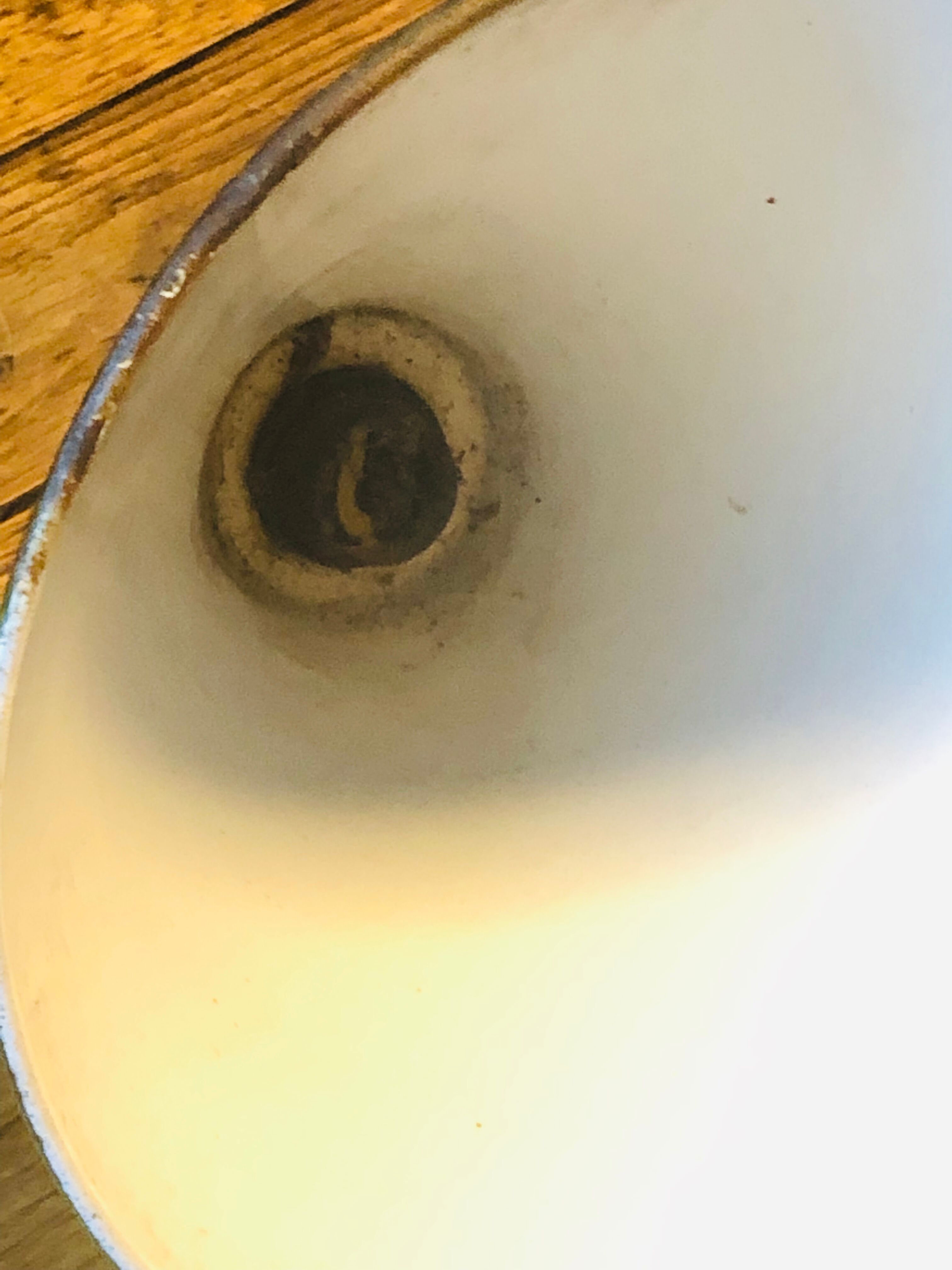 Industrial sconce in green and white