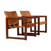 Paire de fauteuils Ikea Diana Safari par Karin Mobring années 1970