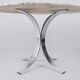Round marble dining table, made in France, 1970-80.