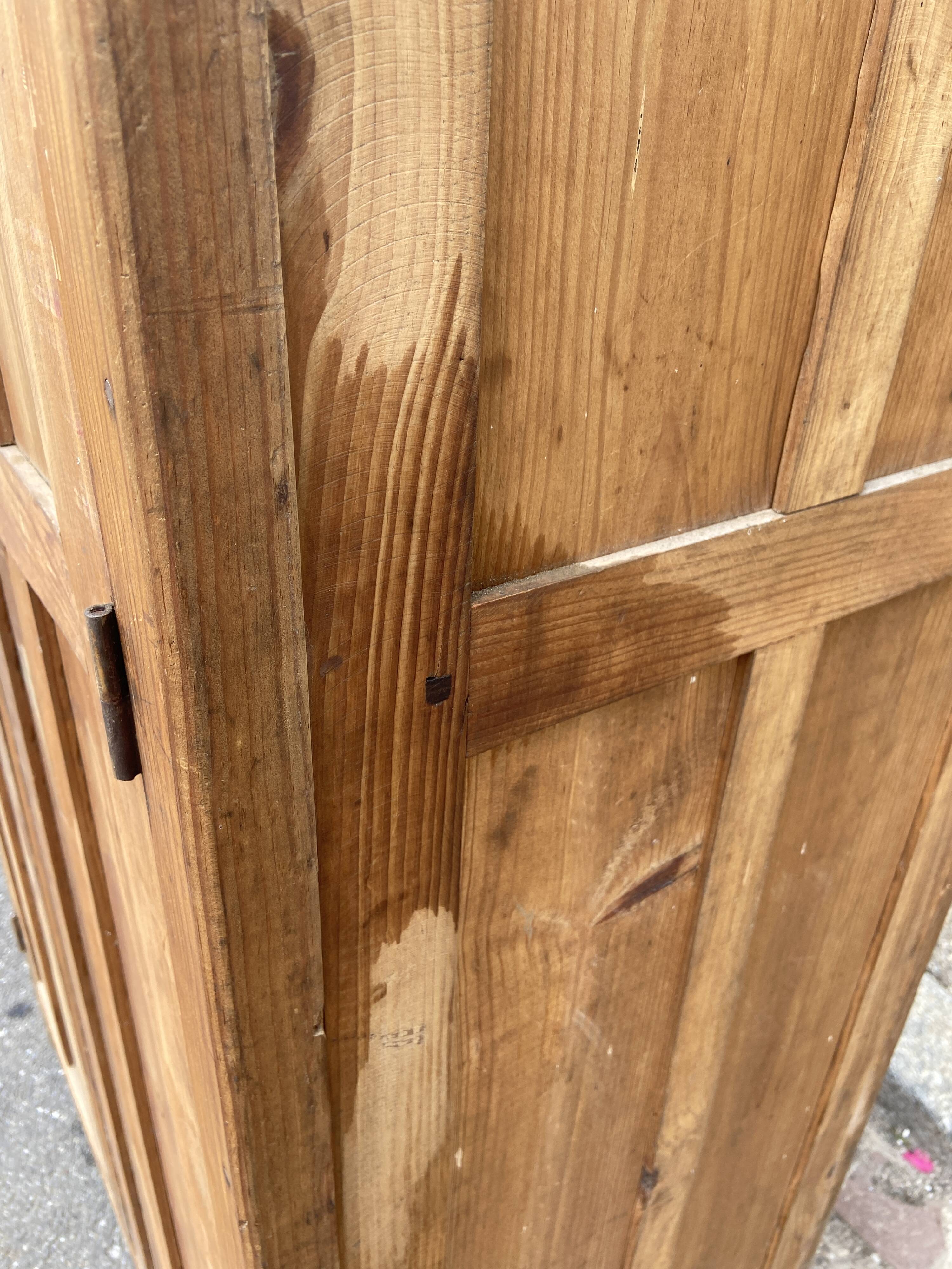 Vintage wooden workshop cloakroom 1930