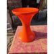 Tabouret Tam Tam vintage plastique orange