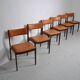 Suite de 6 chaises Johannes Andersen des années 1960