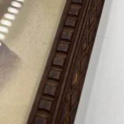 Wooden frame duo with relief