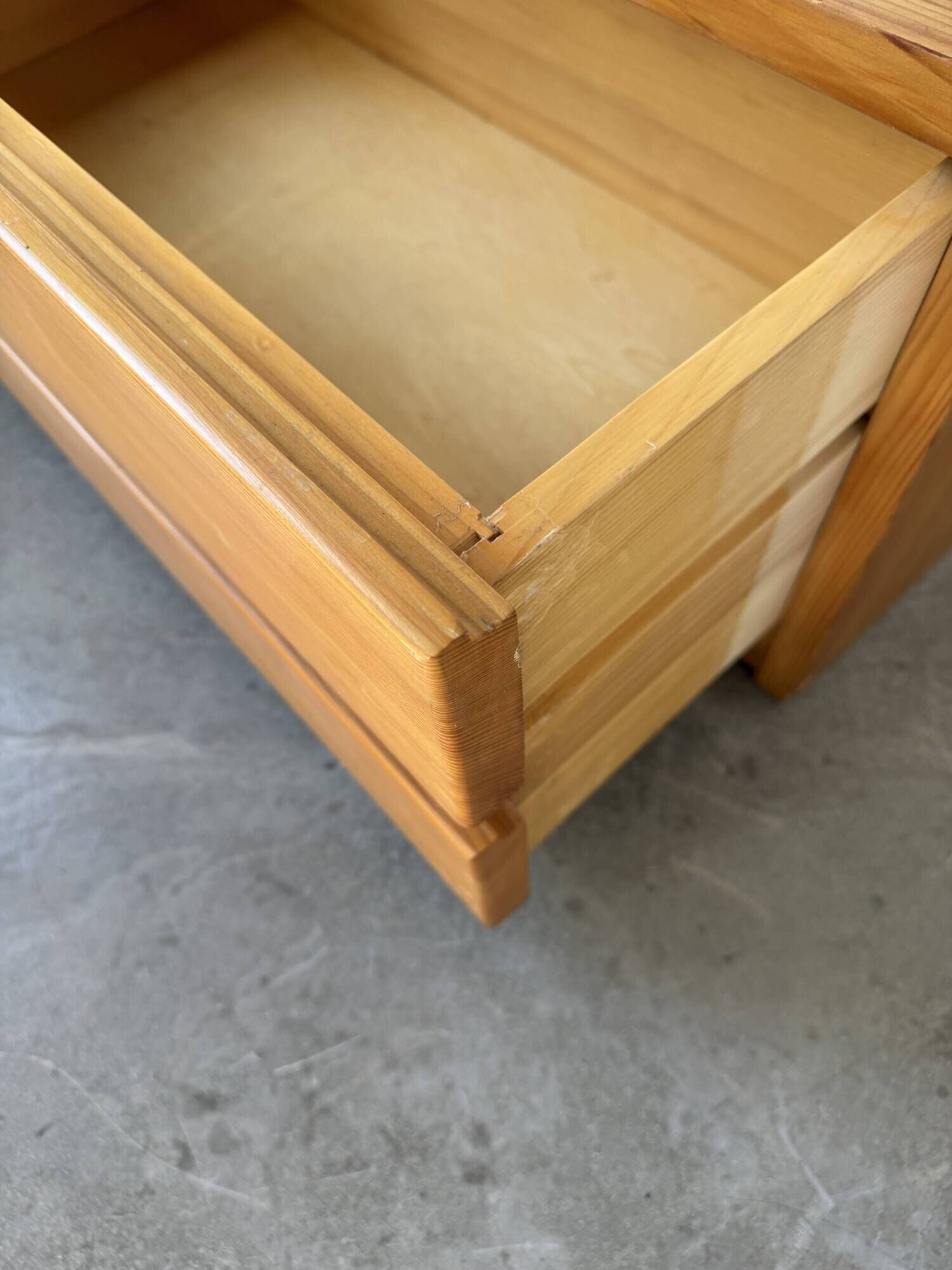 Bedside cabinet pine Maison Regain