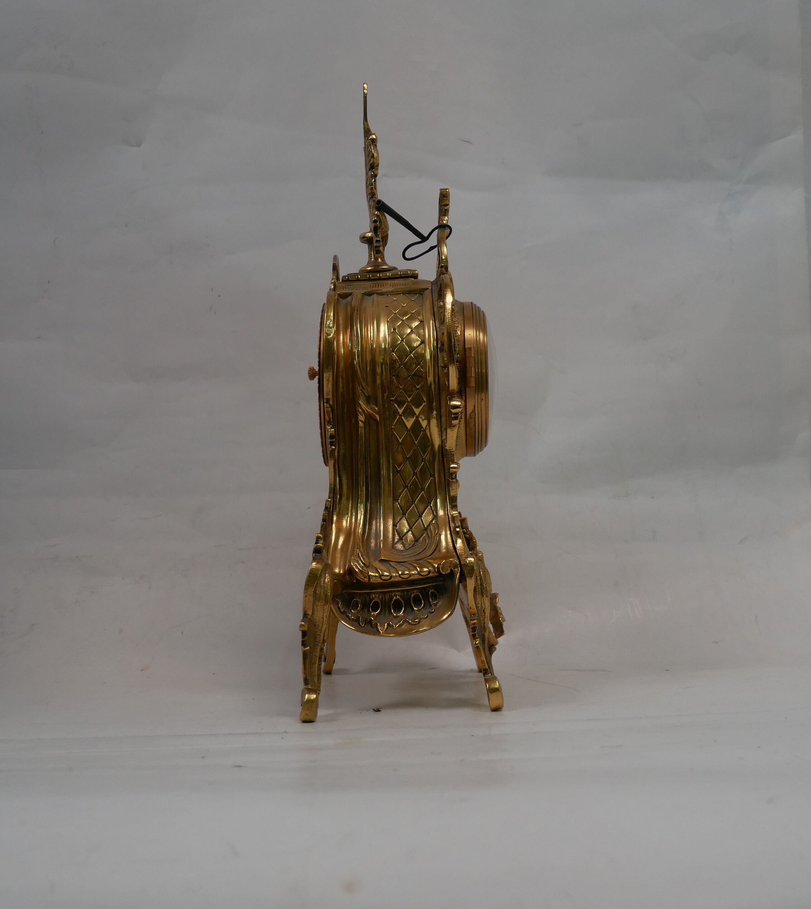 old bronze cartel golden style Louis XV vintage rockery 1980