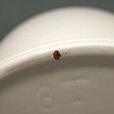 Old teapot Salam tea Villeroy & Boch porcelain and metal ~ 50s