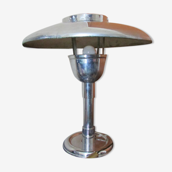 Lampe champignon vintage chromée