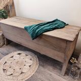 Chest, bench, kneading trough, trunk, solid oak
