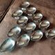 Set of stainless steel spoons