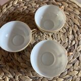 Japanese eggshell tea service cups