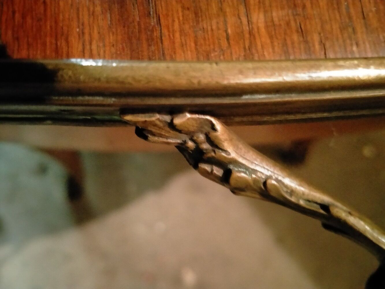 Louis XV style marquetry table