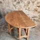 Vintage French drop-leaf table – Oval dining table, circa 1930–1950