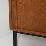 Scandinavian Teak Sideboard with Tambour Door