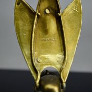 Sculptural ashtray in the shape of a giant fly in brass, Italy, circa 1950.