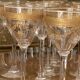 Saint Louis 14-piece liqueur set, fine 19th century gold-plated crystal