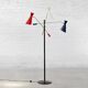 Original Italian 'Triennale' floor lamp attributed to Stilnovo