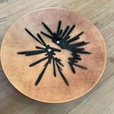 Enameled plate on copper by Jules Perrier Quebec Canada - 1950