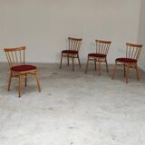 Set of 4 dining room chairs by Antonin Suman for Tatra Nabytok