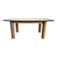 Vintage burl wood dining table, 1980s