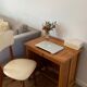 1950s vintage children's desk in light oak