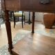 Oak draper table 2 drawers