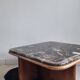 Table basse vintage en marbre