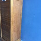 Notary cabinet binder double curtains