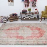 6x8 57s antique vintage rug, 190x264cm
