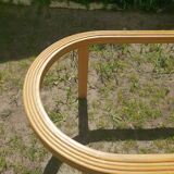 Rattan dining table 1980