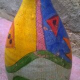 Vintage colorful vase
