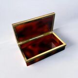Faux tortoise shell Dior vanity box, Italy, 1970s