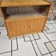 Petit meuble vitrine vintage 1970"