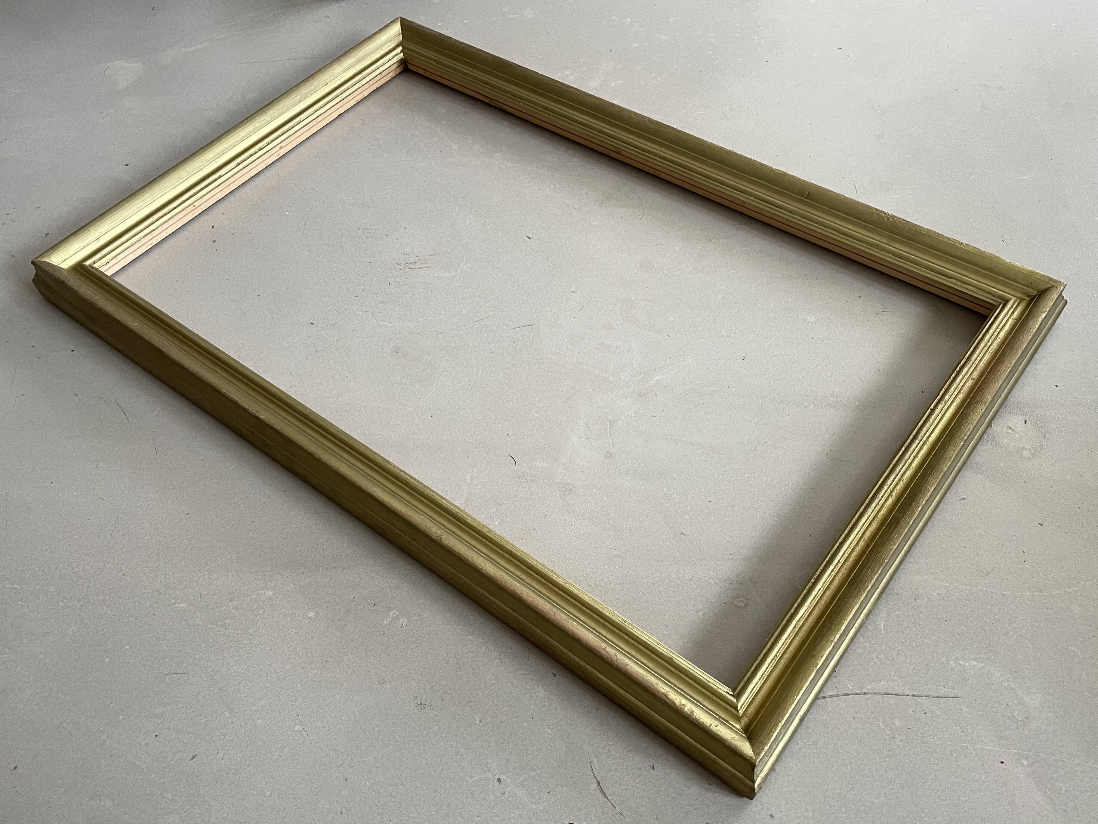 Golden wooden frame 45x68cm